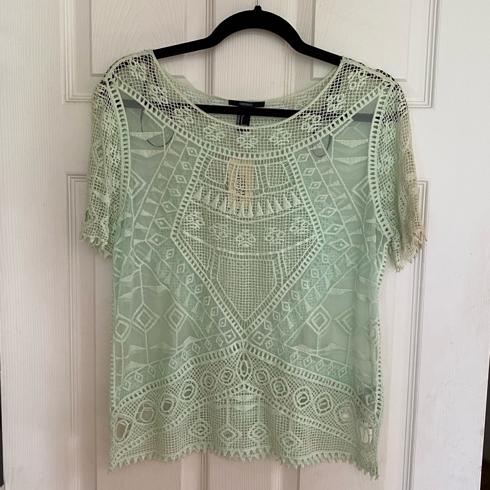 Forever 21 Sheer Shirt